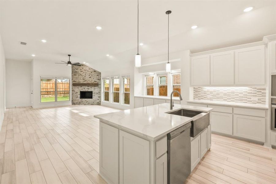 Furnished interior view inside a new home in West Crossing, Anna (Image 8).