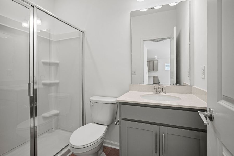 Furnished interior view inside a new home in Michaux Gardens, Belmont (Image 45).