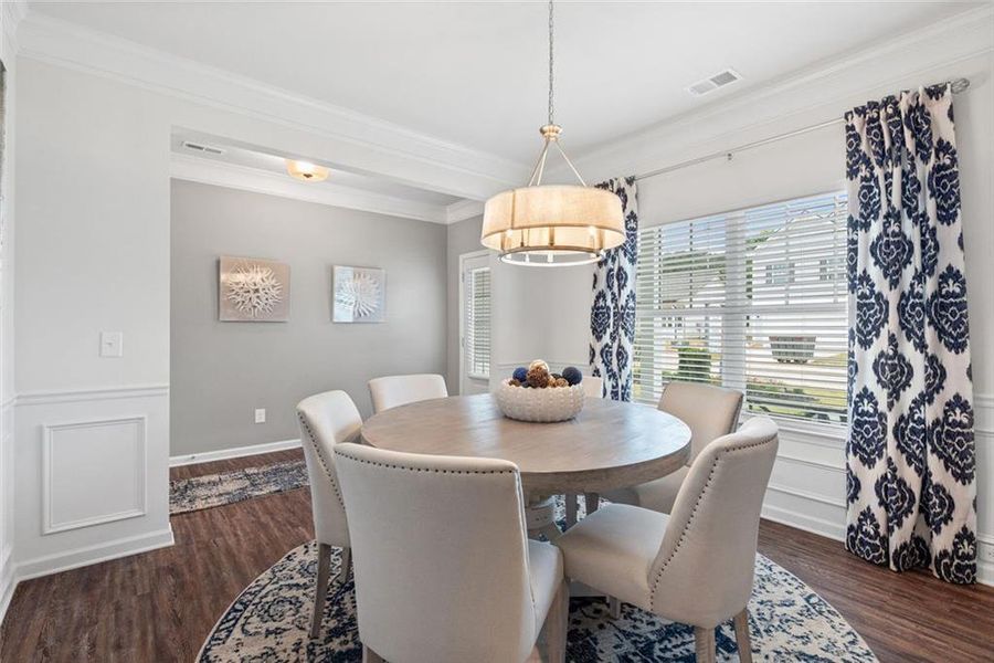 Furnished interior view inside a new home in Sycamore Crest, Calhoun (Image 6).