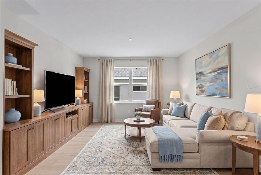 Furnished interior view inside a new home in Cresswind at Hammock Oaks, Lady Lake (Image 8).