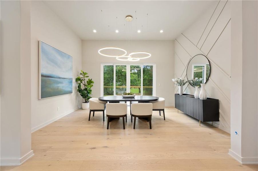 Furnished interior view inside a new home in , Sandy Springs (Image 15). Furnished interior view inside a new home in , Sandy Springs (Image 15).