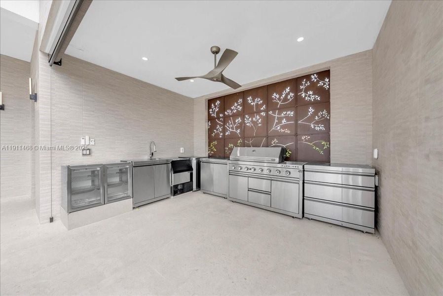 Furnished interior view inside a new home in , Marco Island (Image 33).