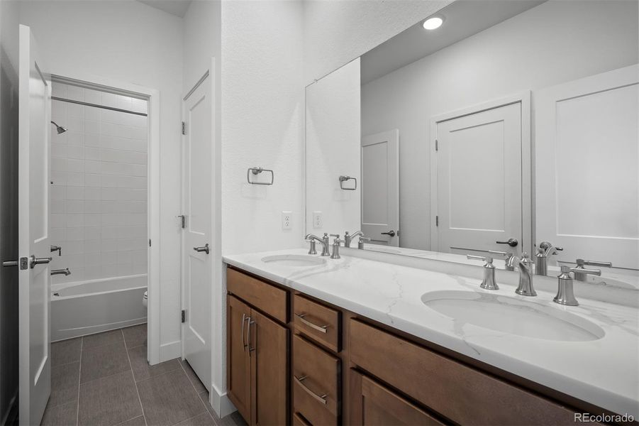 Furnished interior view inside a new home in Trailside at Cottonwood Creek, Colorado Springs (Image 6). Furnished interior view inside a new home in Trailside at Cottonwood Creek, Colorado Springs (Image 6).