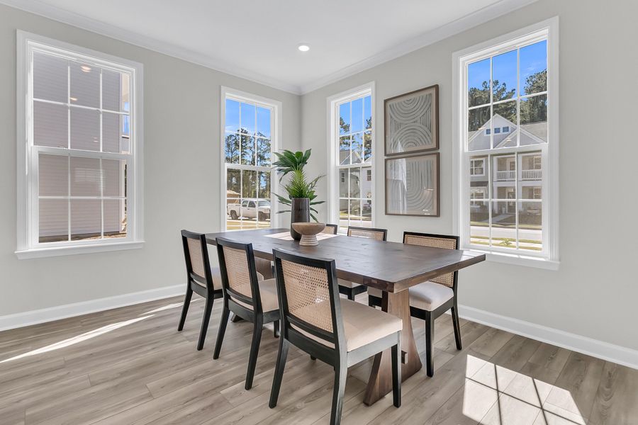 Furnished interior view inside a new home in Six Oaks, Summerville (Image 10).