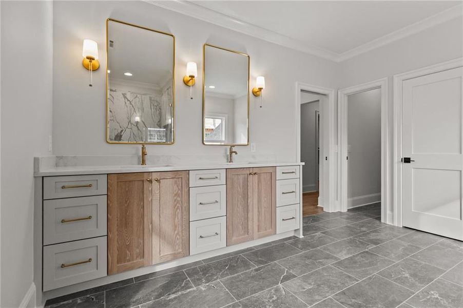 Furnished interior view inside a new home in , Buford (Image 37).