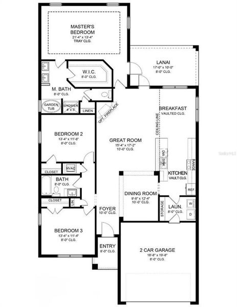 2D floor plan layout of this home in , Ocala, FL (Image 5). 2D floor plan layout of this home in , Ocala, FL (Image 5).