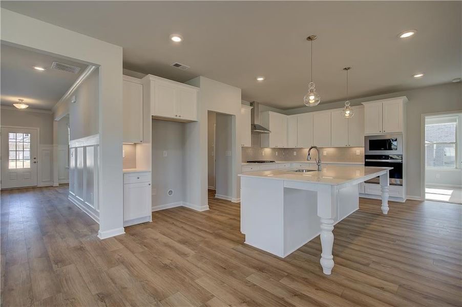 Furnished interior view inside a new home in Cambria at Traditions, Hampton (Image 12).