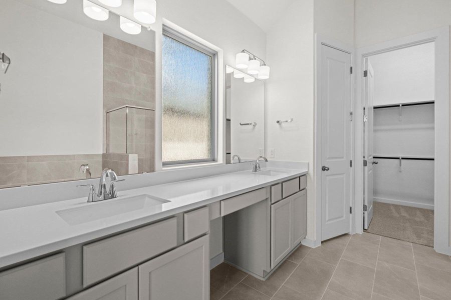 Primary Bath retreat with dual vanities