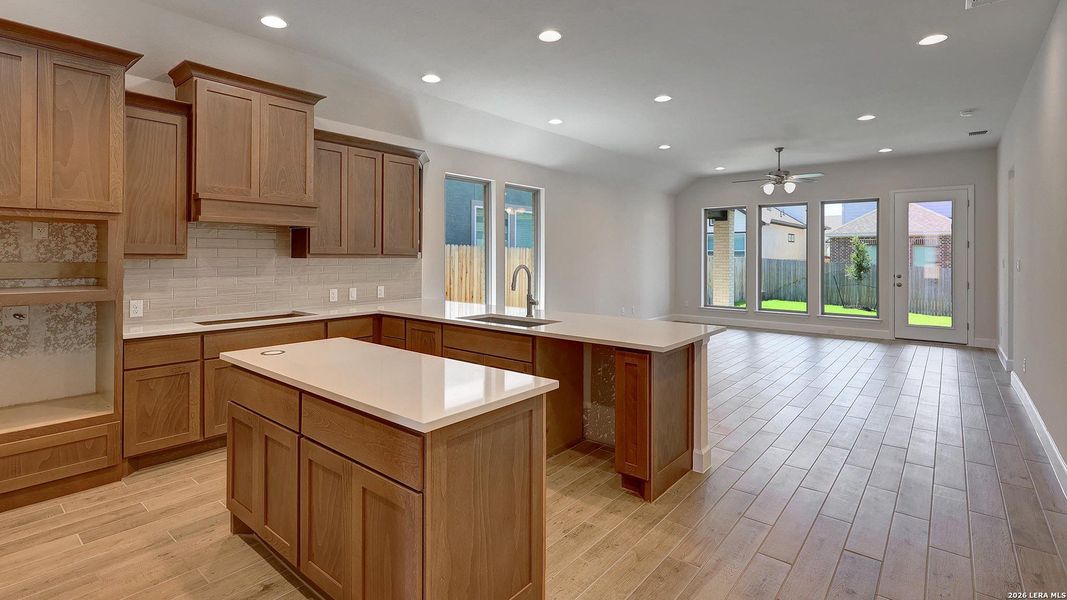 Furnished interior view inside a new home in Ladera, San Antonio (Image 9).