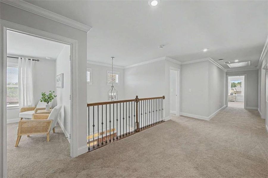 Spacious, unfurnished interior of a new home in The Estates at Hurricane Pointe, Douglasville (Image 24).