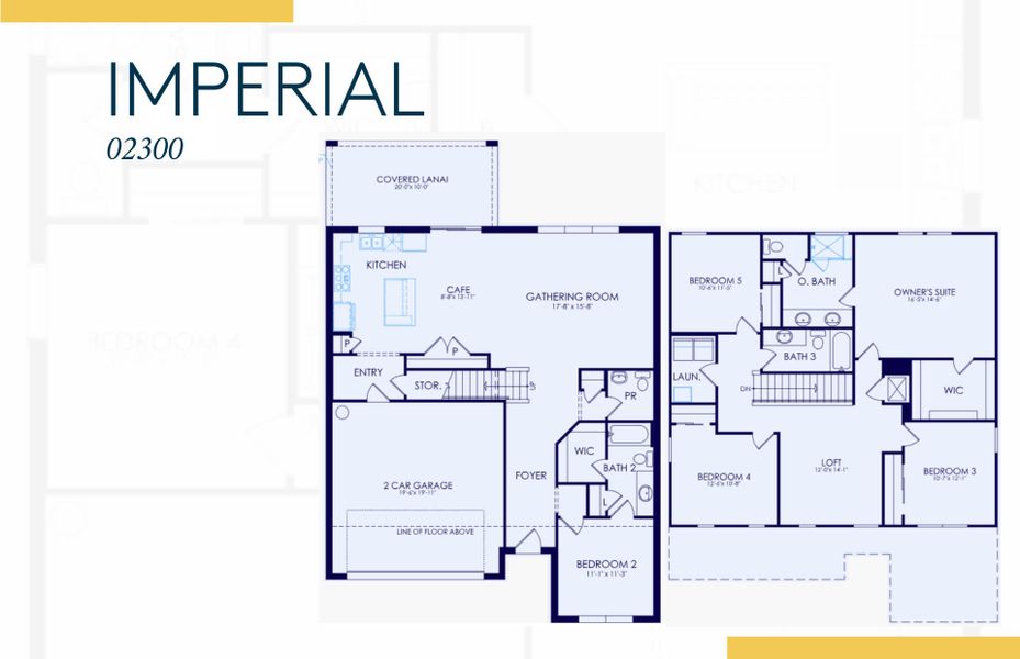 2D floor plan layout of this home in Grandura, Sarasota, FL (Image 3).