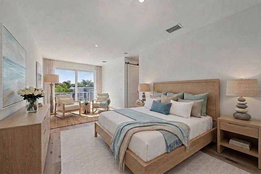 Furnished interior view inside a new home in , Sarasota (Image 8).