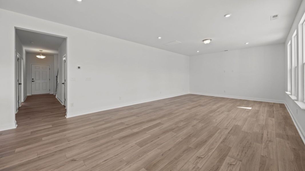 The Burton Plan by DRB homes at Lakeside Glen, in York SC - Living area