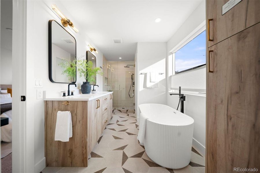 Furnished interior view inside a new home in , Denver (Image 23). Furnished interior view inside a new home in , Denver (Image 23).