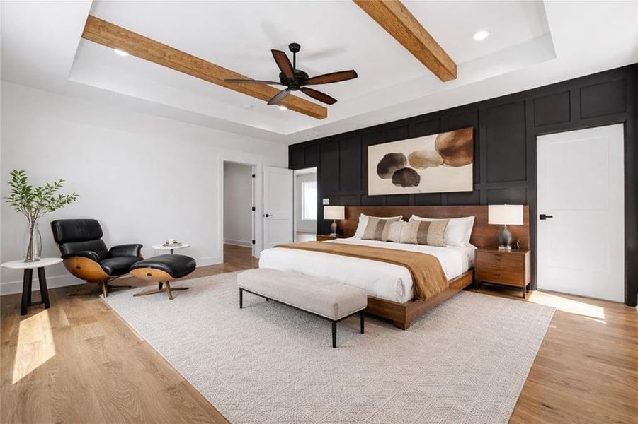 Furnished interior view inside a new home in , Atlanta (Image 13).