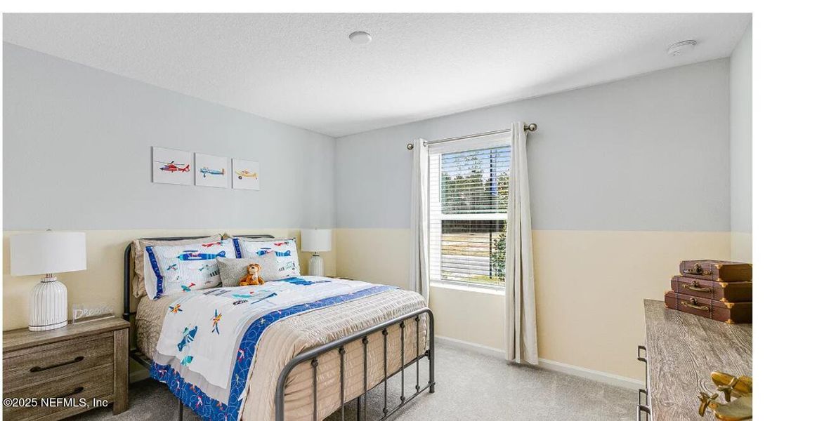 Furnished interior view inside a new home in Holstein Crossing: Holstein Crossing 50s, Green Cove Springs (Image 11).