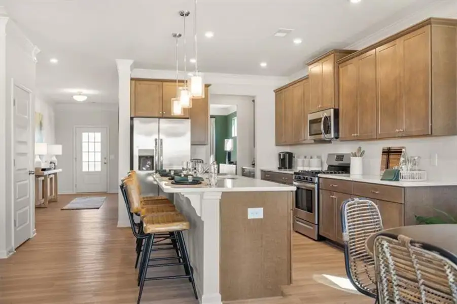 Furnished interior view inside a new home in The Stiles, Cartersville (Image 23).