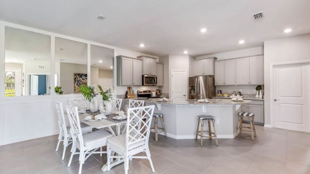 Furnished interior view inside a new home in Star Farms at Lakewood Ranch, Bradenton (Image 6).