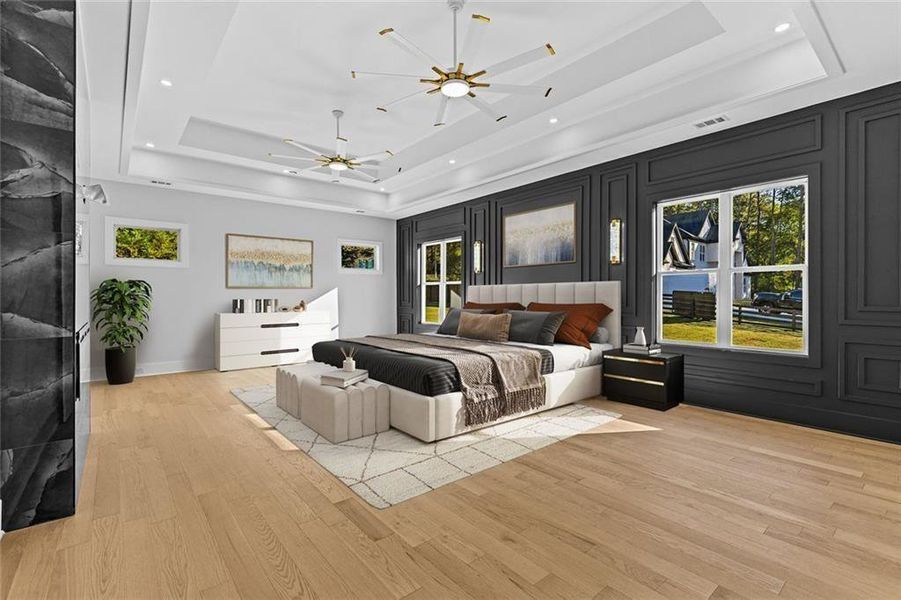 Furnished interior view inside a new home in , Loganville (Image 7).