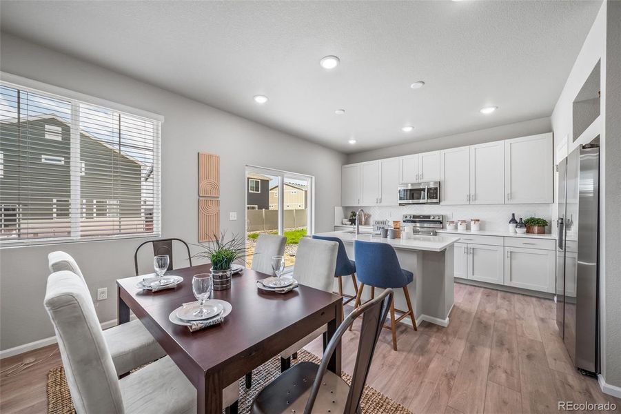 Furnished interior view inside a new home in , Aurora (Image 3).