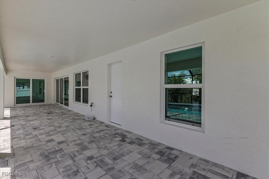 Exterior details and patio area of a home in Cape Coral, Cape Coral (Image 22).