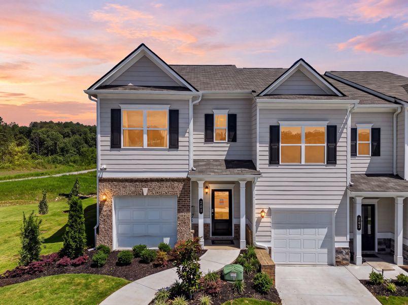 Front exterior of a new home in Fairington, Cartersville, GA, highlighting curb appeal (Image 2). Front exterior of a new home in Fairington, Cartersville, GA, highlighting curb appeal (Image 2).