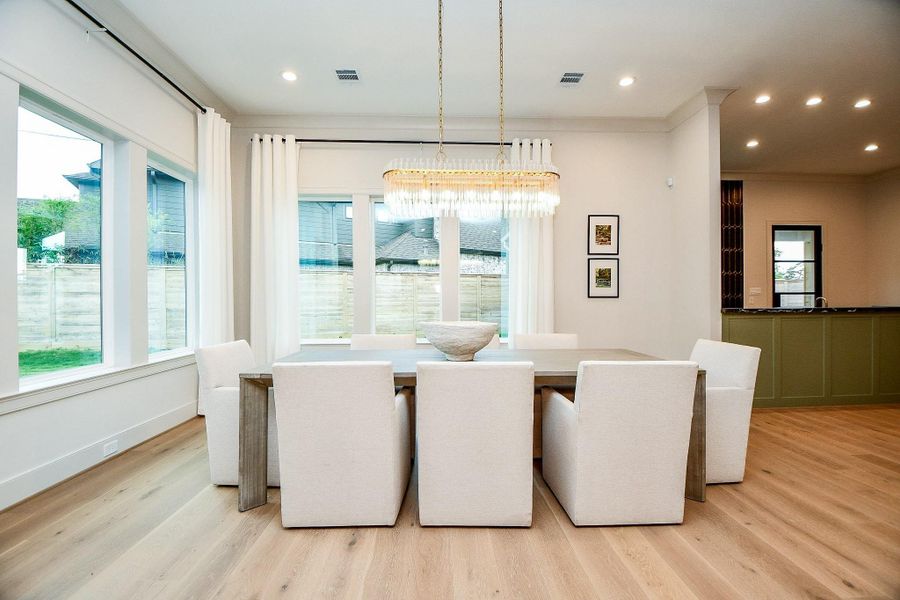 Furnished interior view inside a new home in , Houston (Image 45).