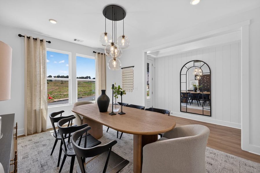 Representative furnished interior of a home built from the Wynfield by Pulte Homes in Bleckley Station, Ball Ground (Image 54).