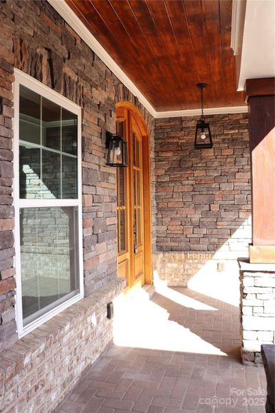 Exterior details and patio area of a home in , Lenoir (Image 25).