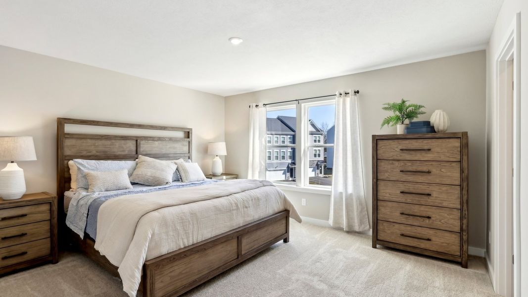Representative furnished interior of a home built from the Regent - Finished Basement by D.R. Horton in Harrison Valley, Simpsonville (Image 14).