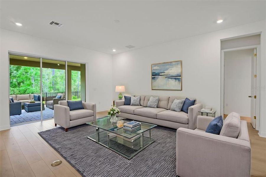Furnished interior view inside a new home in Palms at Windermere, Windermere (Image 12).