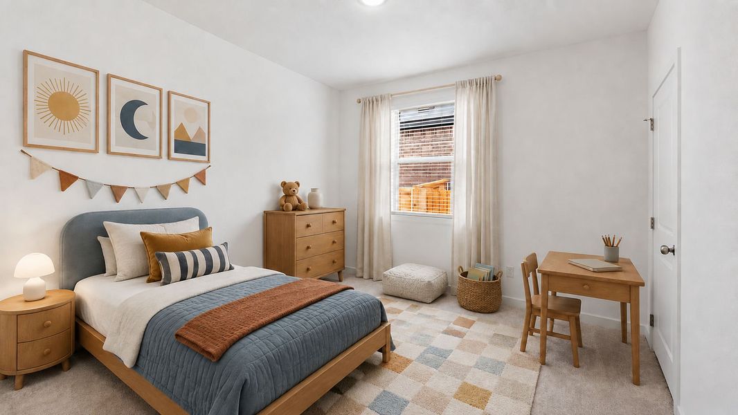 Furnished interior view inside a new home in La Cima, San Marcos (Image 16).