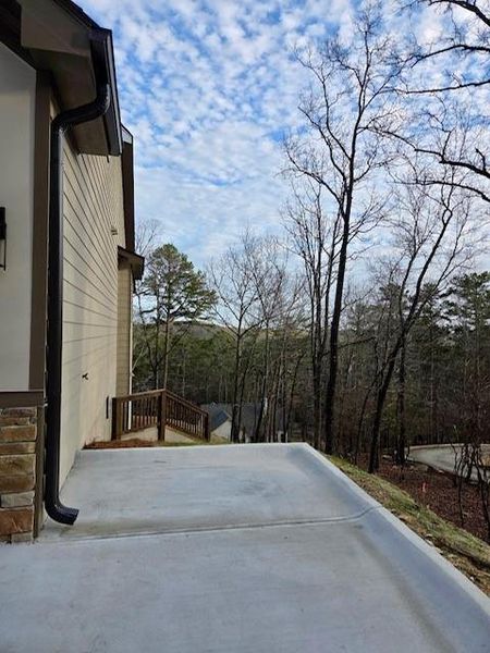 Exterior details and patio area of a home in , Waleska (Image 12).