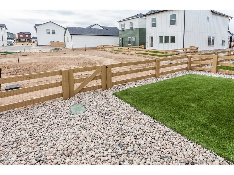 Exterior details and patio area of a home in Bloom Cottages, Fort Collins (Image 3).