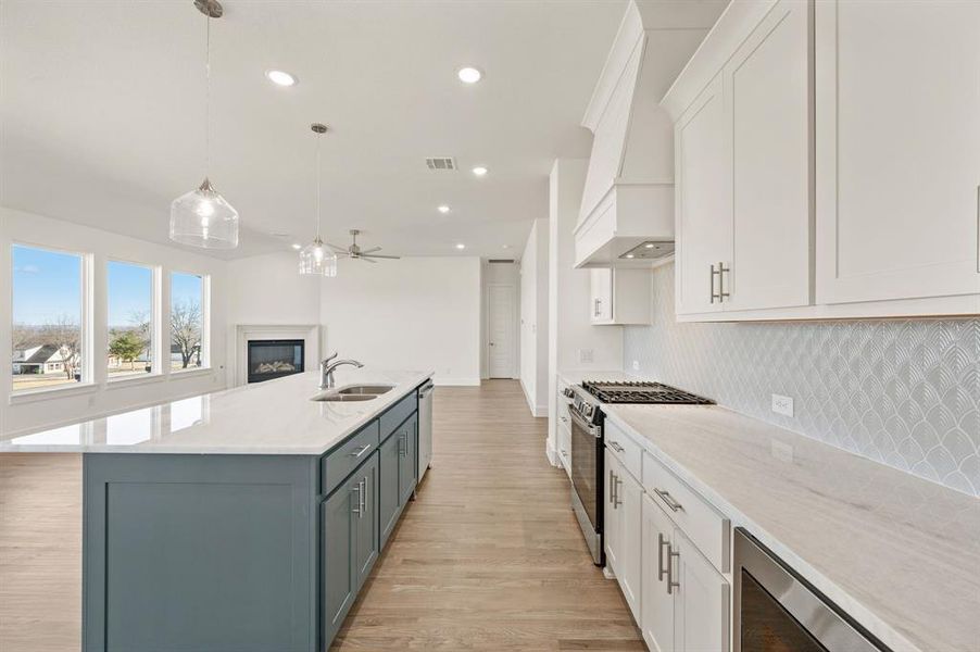 Furnished interior view inside a new home in Rocky Top Ranch, Reno (Image 7).