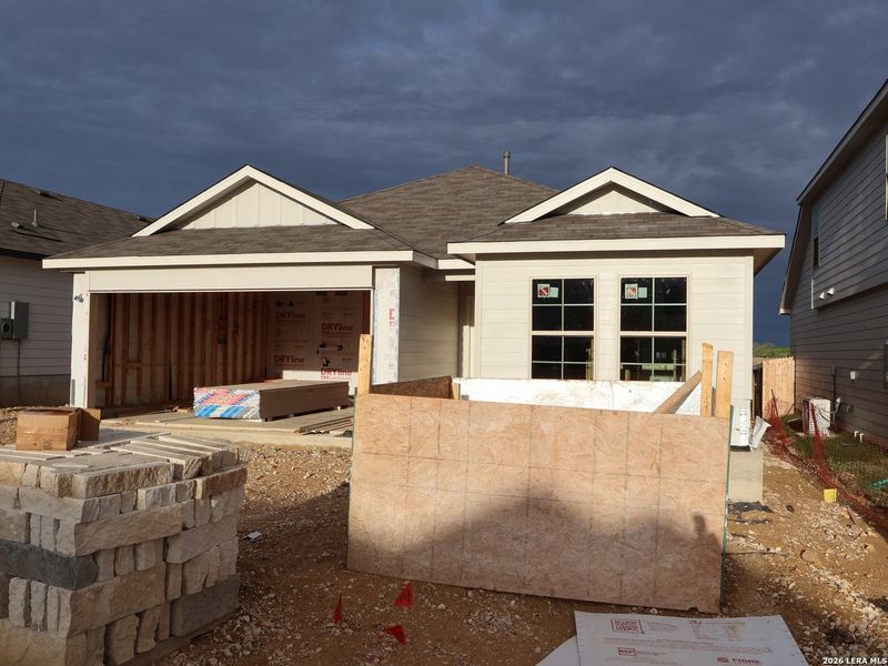 In-progress construction of a new home in Mesquite Ridge, San Antonio, TX (Image 24).