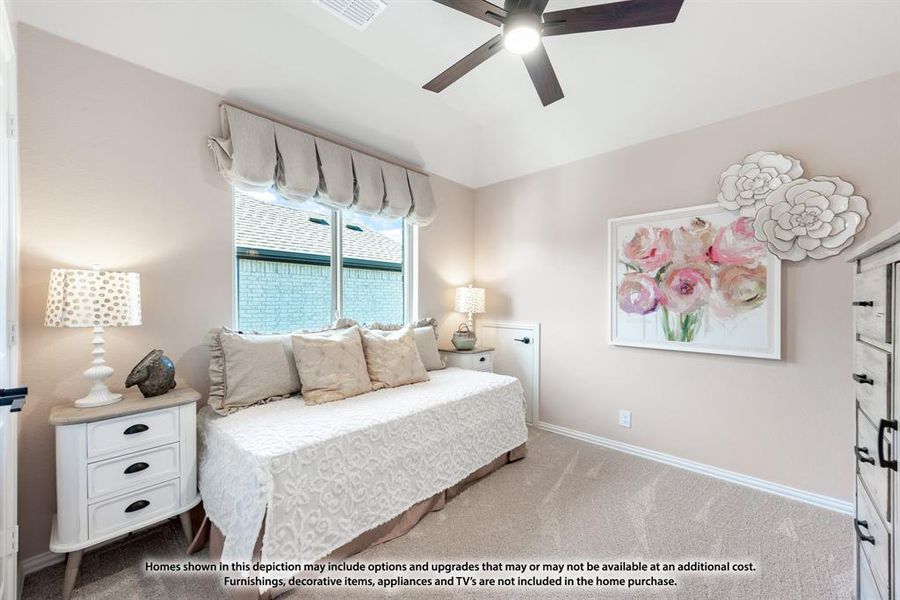 Furnished interior view inside a new home in Silo Mills Classic 50, Joshua (Image 27). Furnished interior view inside a new home in Silo Mills Classic 50, Joshua (Image 27).