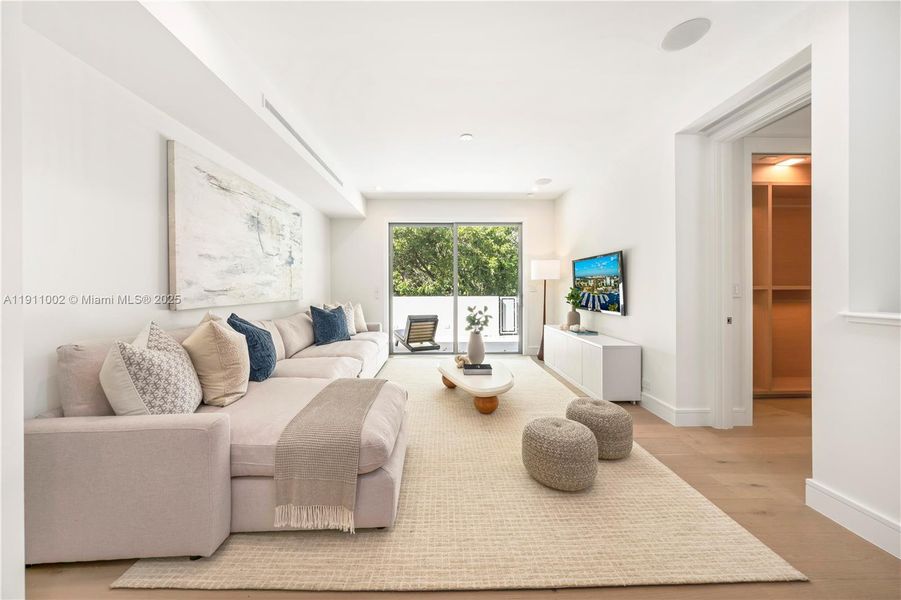 Furnished interior view inside a new home in , Miami (Image 40). Furnished interior view inside a new home in , Miami (Image 40).