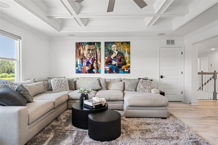 Furnished interior view inside a new home in Whispering Oaks Preserve, Wesley Chapel (Image 44).