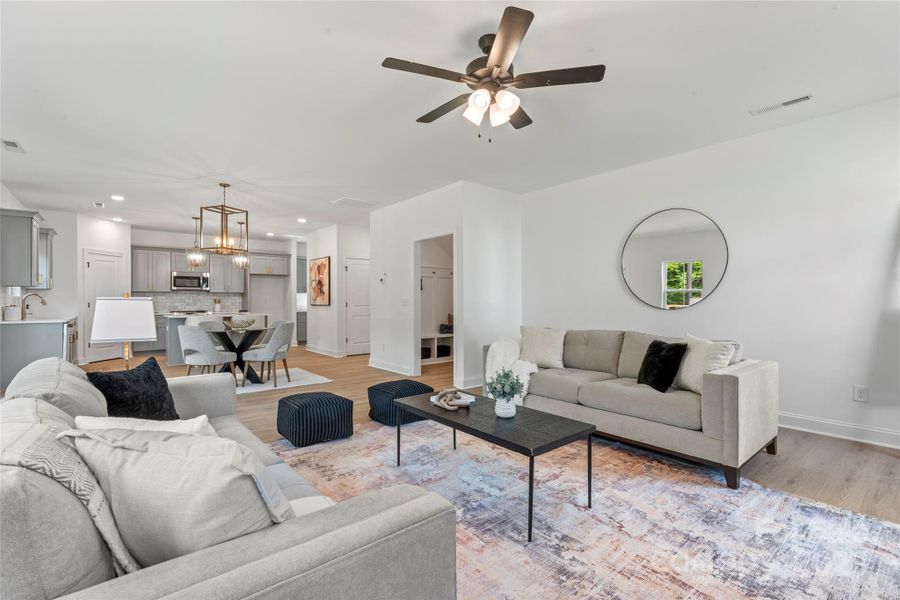 Furnished interior view inside a new home in , Harrisburg (Image 27).