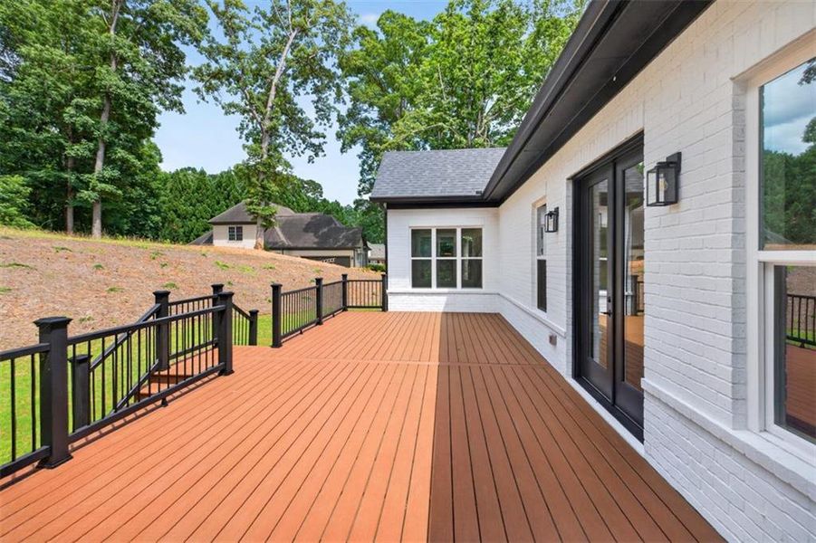 Exterior details and patio area of a home in , Hoschton (Image 3).