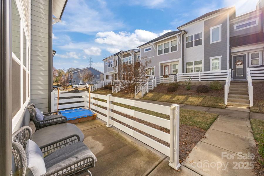 Exterior details and patio area of a home in , Charlotte (Image 17).