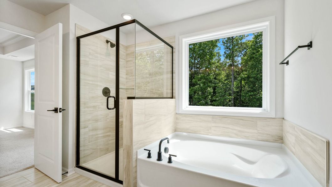 Representative furnished interior of a home built from the SUMMIT by D.R. Horton in Whitehawk Meadows, Travelers Rest (Image 10).