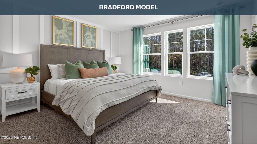 Furnished interior view inside a new home in Liberty Cove, Yulee (Image 11).