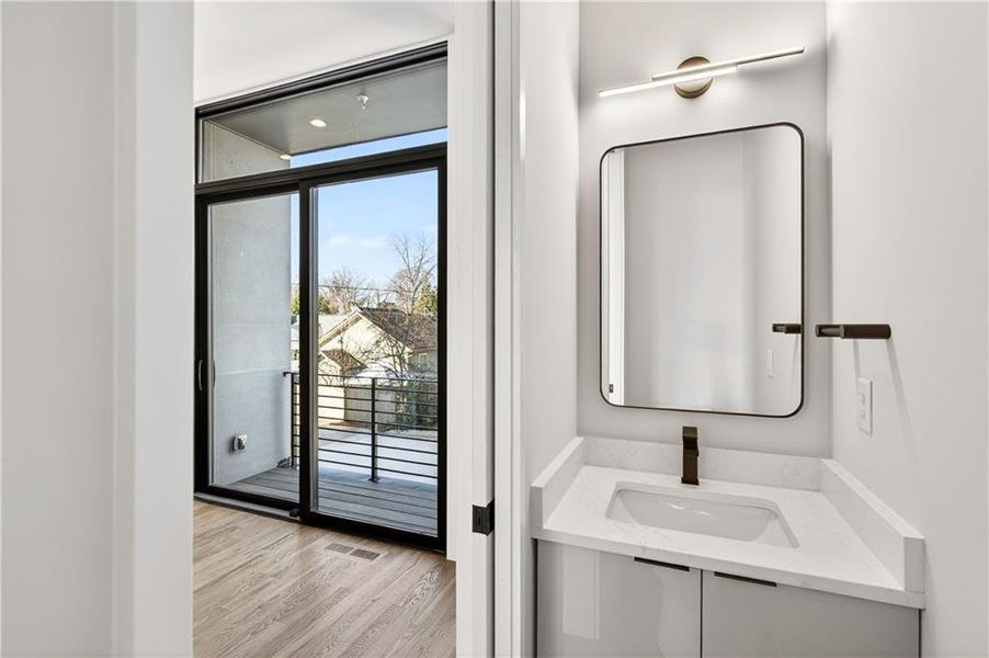 Furnished interior view inside a new home in , Atlanta (Image 12).