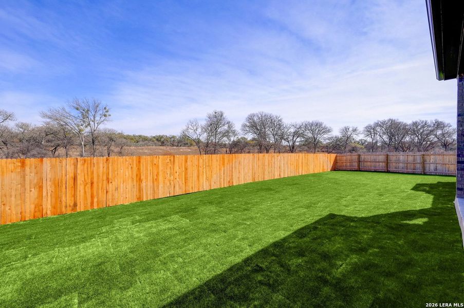 Exterior details and patio area of a home in Alsatian Oaks, Castroville (Image 21). Exterior details and patio area of a home in Alsatian Oaks, Castroville (Image 21).