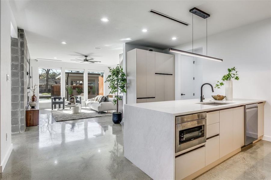 Furnished interior view inside a new home in , Dallas (Image 11).