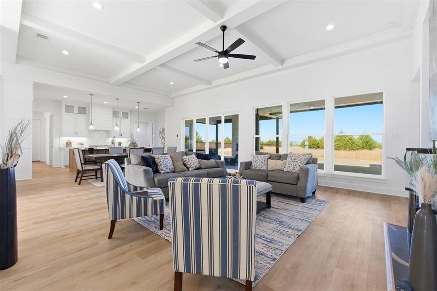 Furnished interior view inside a new home in , Waxahachie (Image 9).