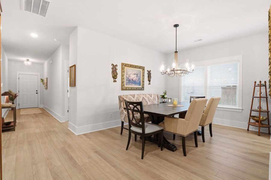 Furnished interior view inside a new home in , Summerville (Image 40). Furnished interior view inside a new home in , Summerville (Image 40).