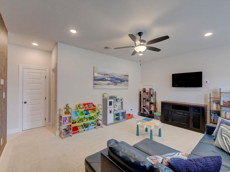 Furnished interior view inside a new home in , Liberty Hill (Image 38).